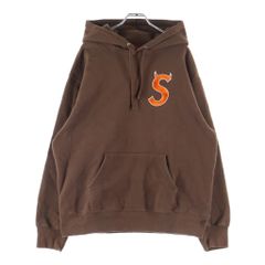 堀米雄斗着用✨】シュプリーム デビル ツノ Sロゴ パーカー L ブラウン