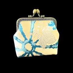 【No.389】着物リメイクポーチ、和風オリジナルポーチ(小)
