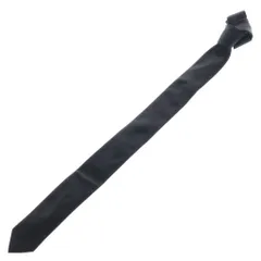 SAINT LAURENT PARIS (サンローランパリ) SILK NARROW TIE 747247 3Y011 シルク ナローネクタイ ブラックのサムネイル