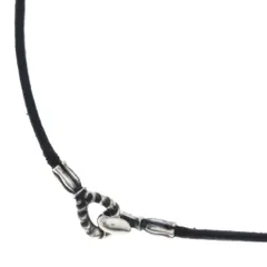 LONE ONES (ロンワンズ) MF Hooks Leather メイティングフライト レザー ネックレス ブラックのサムネイル
