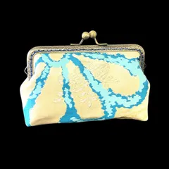 【No.390】着物リメイクポーチ、和風オリジナルポーチ(大)