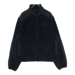 NIKE (ナイキ) 25AW ×STUSSY FULL ZIP FLEECE ステューシー ロゴ刺繍 ジップアップブルゾン フリースジャケット ブラック HQ8524-010のサムネイル