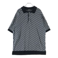 DIOR ディオール オブリーク ロゴ総柄 ポロシャツ XXLサイズ - メルカリ