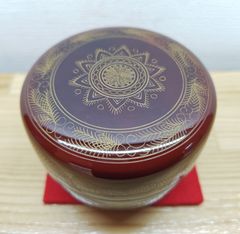 逢絢亭・新品】茶道具 火入 平戸焼 白磁 染付 唐子絵 横石嘉助 共
