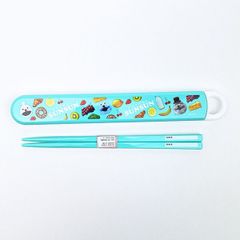 퍼펫 순순 슬라이드 젓가락 & 젓가락 상자 세트 점심 일본제
