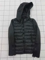 ◇ ⊇ ザラ ZARA フード付き中綿ジャケット ブラック系 Mサイズ E 1512220053524 レディース 【1512220053524】