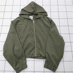 ◇ ⊇ ザラ ZARA フーディージップアップパーカー XL カーキ系 E 1512010016593 レディース 【1512010016593】