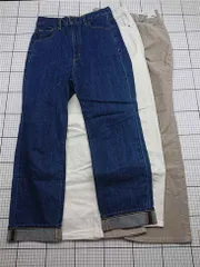 ◇ Θ ジーユー GU 221-331637 ストレートパンツ 3色セット E 1602240008533 レディース 【1602240008533】