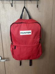 HUNTERハンターオリジナルリップストップパッカブルバックパック Red 
