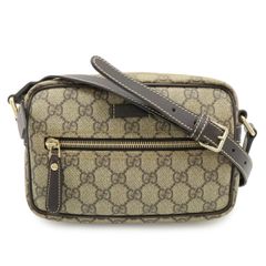 GUCCI】ピンクレザーの縁取りがアクセントになったショルダーバッグ 