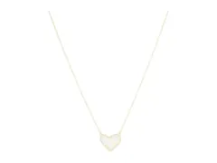 ケンドラスコット レディース アクセサリー ネックレス・チョーカー・ペンダントトップ レース Kendra Scott Ari Heart Short Pendant Necklace Gold Ivory Moth アイボリー