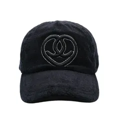 CHANEL シャネル ハートココマーク パイルキャップ サイズM Ian Connor イアンコナー ブラック 美品 中古 4a002900のサムネイル