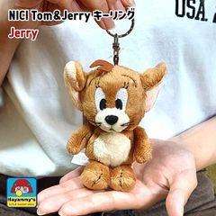 키링 톰과 제리 봉제인형 키홀더 귀여운 아메리칸 잡화 애니메이션 캐릭터 쥐 멋쟁이 스트랩 Tom&Jerry 쥐 여성 남성 NICI 선물 선물
