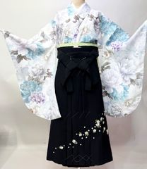 美品！ANDANTE 卒業式 袴セット ネイビー 古典ロマン 定価29160円 美品！ANDANTE 卒業式 袴セット ネイビー 古典ロマン 定価29160円