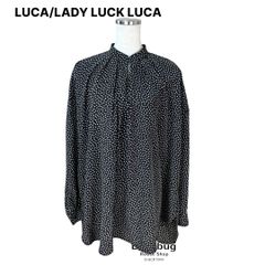 LUCA】LADY LUCK LUCA 長袖 ブラウス レース レーヨン混 | Mercari