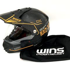 WINS XROAD3 オフロードフルフェイスヘルメット ブラック/オレンジ