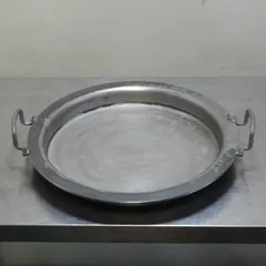 業務用 ナカオ 餃子鍋 33cm ガス火専用 深40mm 厚4.5mm鉄製 日本製 両手鍋 ぎょうざ鍋 鉄鍋 ギョウザ鍋 鉄鍋 ギョーザ鍋のサムネイル