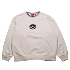 Supreme シュプリーム Double S Crewneck 2022SS  ヘザーオートミール スウェット SW クルーネック リンガーネック XLサイズ 美品 中古 4a003062のサムネイル