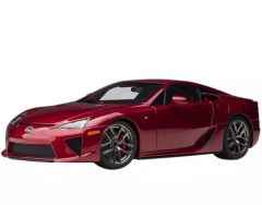 オートアート 1/18レクサス LC500レッドx ダークローズ カスタム