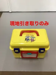 ★5291 D3-6 現地引き取りのみ MiNi Baby おままごと キッチンセット 収納ボックス付きのサムネイル