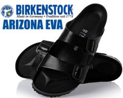 빌켄슈톡 남성 신발 샌들 애리조나 BIRKENSTOCK ARIZONA EVA Black 129421 워셔블 경량 샌들 레귤러 폭