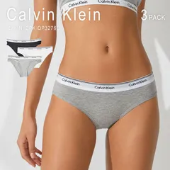 新品未使用 カルバンクライン レディース 下着 Tバック 3枚セット 女性 パンツ 3枚組 ショーツ セット タンガ アンダーウェア コットン モダール ソング CK Calvin Klein Modal Cotton Thong 3PK QP3274O