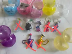 ピクミン ガチャ 3個 めじるし キーホルダー 岩ピクミン フリルピクミン