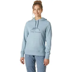 ヘリーハンセン レディース アウター パーカー・スウェット グラフィック Helly Hansenord Graphic Pullover Hoodie Womens Windy Blue ブルーのサムネイル
