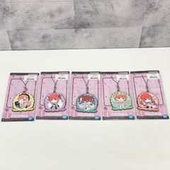 오등분의 신부∽ 2명만의 시간 러버 매력 5종 5개 세트 나카노 카즈하나 나카노 니노 나카노 산케이 나카노 요바 나카노 5월 키홀더