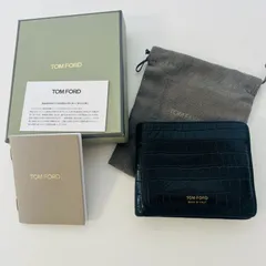 TOMFORD トムフォード　 折財布　　ブラック　　レザー　　箱付のサムネイル
