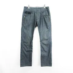 タカQ タカキュー TAKA-Q MALE＆Co パンツ ボトムス スリム ストレート ヘリンボーン M グレー ※EKMのサムネイル