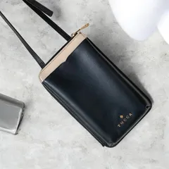 TOCCA　スマホショルダーバッグ　ブラック×ベージュのサムネイル