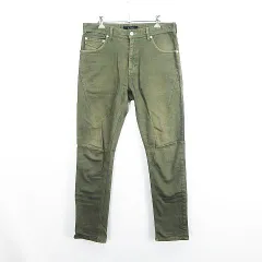 ジョンブル JOHNBULL パンツ ボトムス スリム テーパード ダーツ ストレッチ L カーキ ※EKMのサムネイル