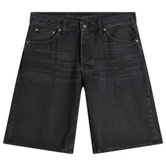 ヌーディージーンズ メンズ ボトムス ハーフパンツ・ショーツ ショートパンツ デニム Nudie Jeans Co Zeb Denim Shorts Black ブラックのサムネイル