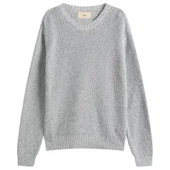 フォーク メンズ アウター ニット・セーター Folk Chain Crew Jumper Melange Light Blue ブルーのサムネイル