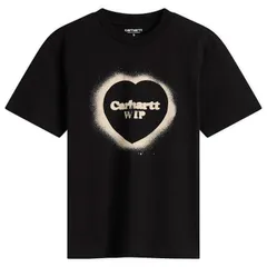 カーハート レディース トップス Tシャツ Carhartt WIP Spray HeartShirt Black ブラックのサムネイル