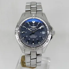 中古ブライトリング【BREITLING】 A17350 コルトオーシャン オートマティック ブルー OH済のサムネイル