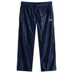 ニードルズ メンズ ボトムス カジュアルパンツ トラックパンツ Tシャツ Needlesateen Track Pants Navy ネイビー
