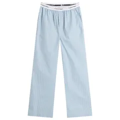 カルバンクライン メンズ ボトムス カジュアルパンツ コットン Calvin Klein Cotton Poplin Sleepant Summit Plaid Ballad Blue ブルーのサムネイル
