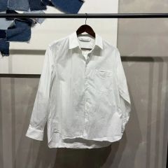 美品 フランクアンドアイリーン バリー 白シャツ 長袖 XS 綿 vg8