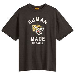 휴먼 메이드 남성 탑스 티셔츠 Human Made Tiger Head TShirt Black 블랙