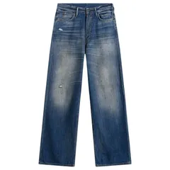 アクネ ストゥディオズ メンズ ボトムス デニムパンツ ワイドレッグ ジーンズ Acne Studios 1981 Mid Blue Trafalgar Wash Wide Leg Jeans Midのサムネイル
