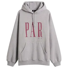 バイ パラ メンズ アウター パーカー・スウェット By Parra Gapped Hoodie Grey グレーのサムネイル