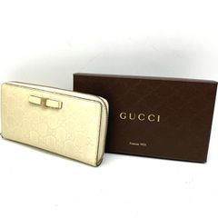 GUCCI 長財布 シルヴィ ラウンドファスナー - メルカリ