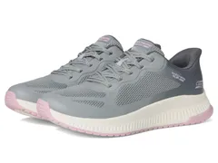 スケッチャーズ レディース シューズ スニーカー BOBS from SKECHERS Hands Free SlipIns Bobsquad 4 Staple Look GreyMulti グレー