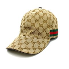 GUCCI グッチ GGキャンバス シェリーライン ベースボールキャップ 美品