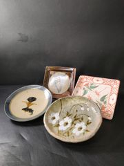 希少⭐︎ 陶あん窯 京焼 銀彩豆皿3枚 - メルカリ