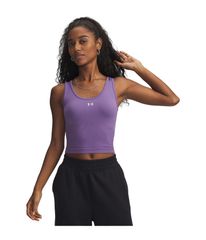 언더 아머 레이디스 탑스 셔츠 Under Armour Vanish Seamless Tank Topurple LuxePurple CrestPurple Crest 퍼플