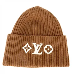 ルイヴィトン ニットキャップ レディース ビーニー・LV ヘッドライン ニット帽 帽子 ファッションアイテム Sサイズ LOUIS VUITTON M78928 ウール    ブラウン 茶 秋 冬 美品【中古品】のサムネイル