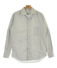 イタリア製】Loro Piana ロンドンストライプ リネンシャツ ブルー